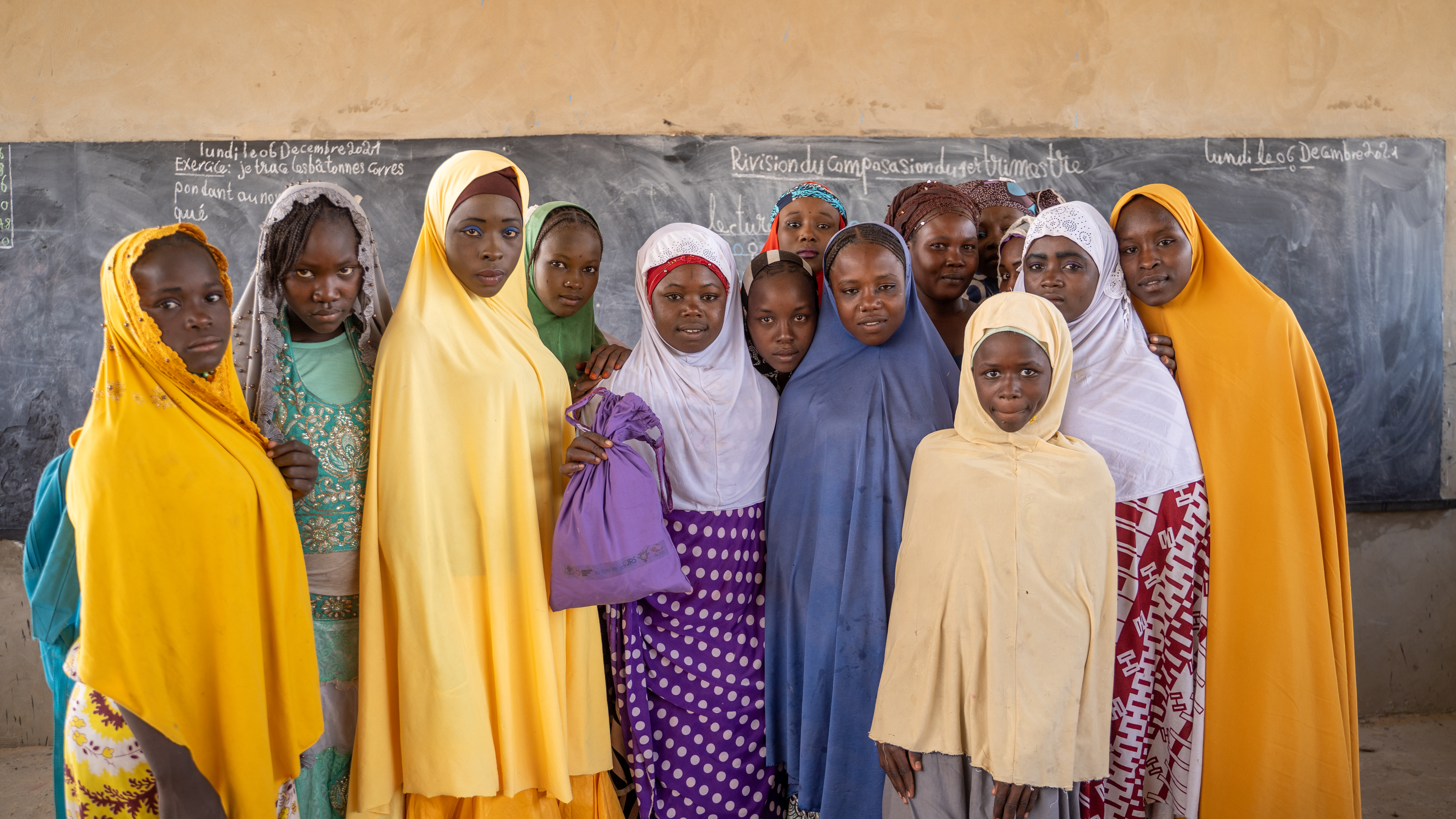 Girls' Club members in the Dar Es Salam camp. © Irene Galera/JRS Chad