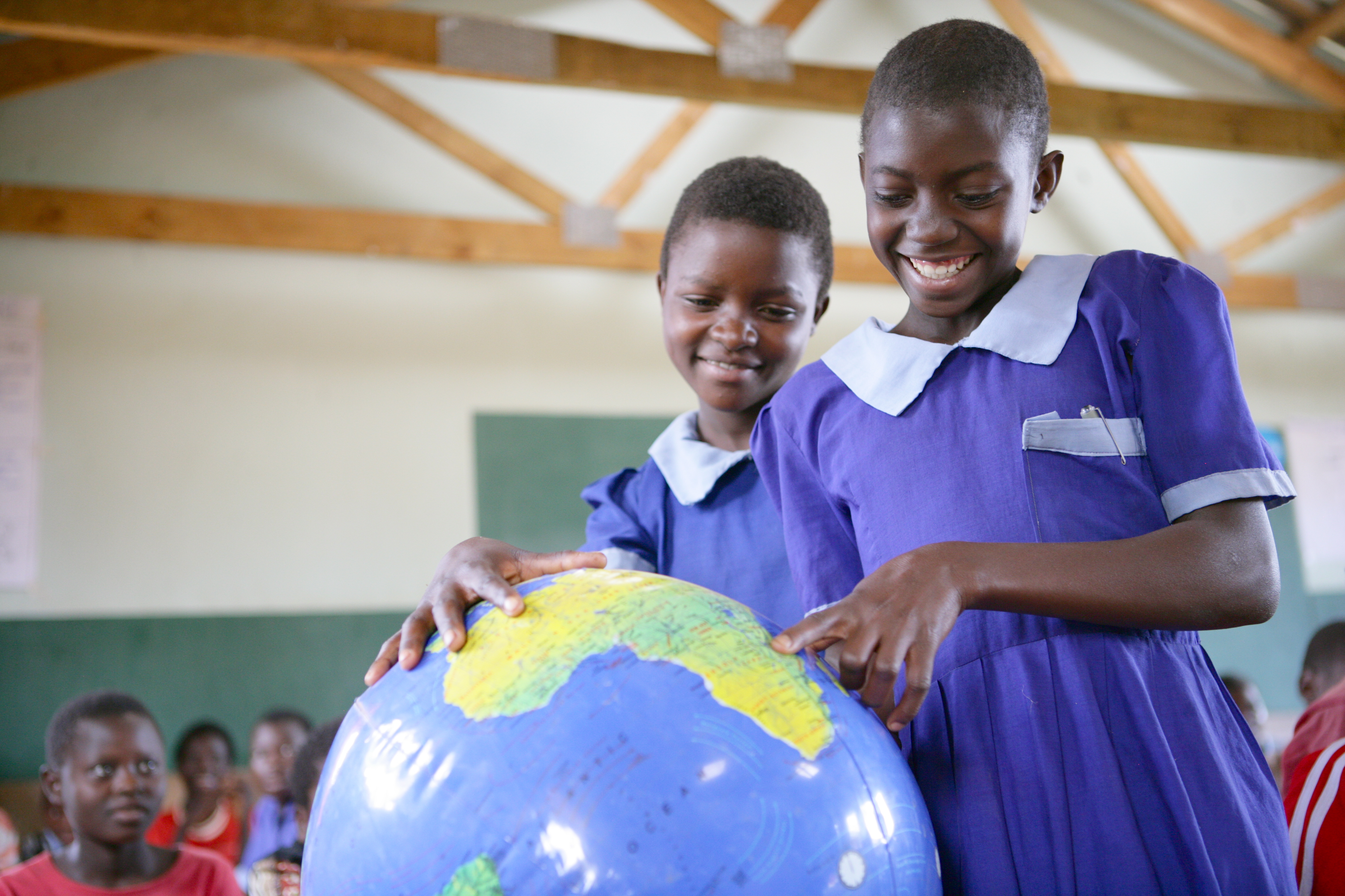 GIrls attending class