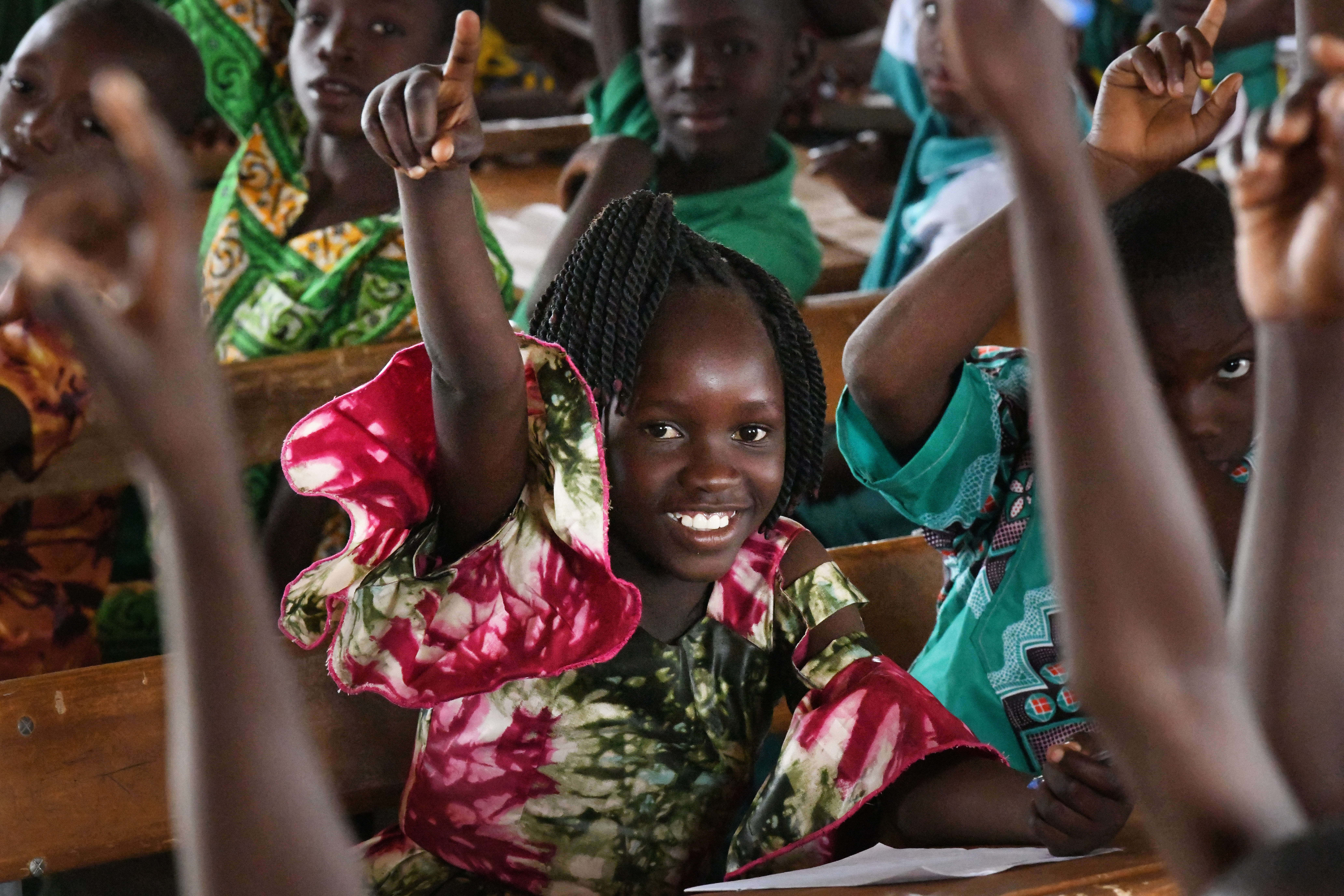 Children in a classroom