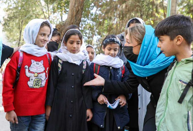 ECW Director Yasmine Sherif in Afghanistan