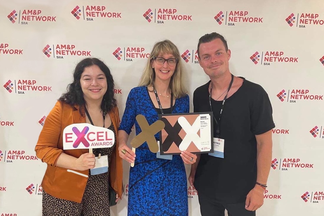 ECW and Vardot at the Excel Awards Ceremony.