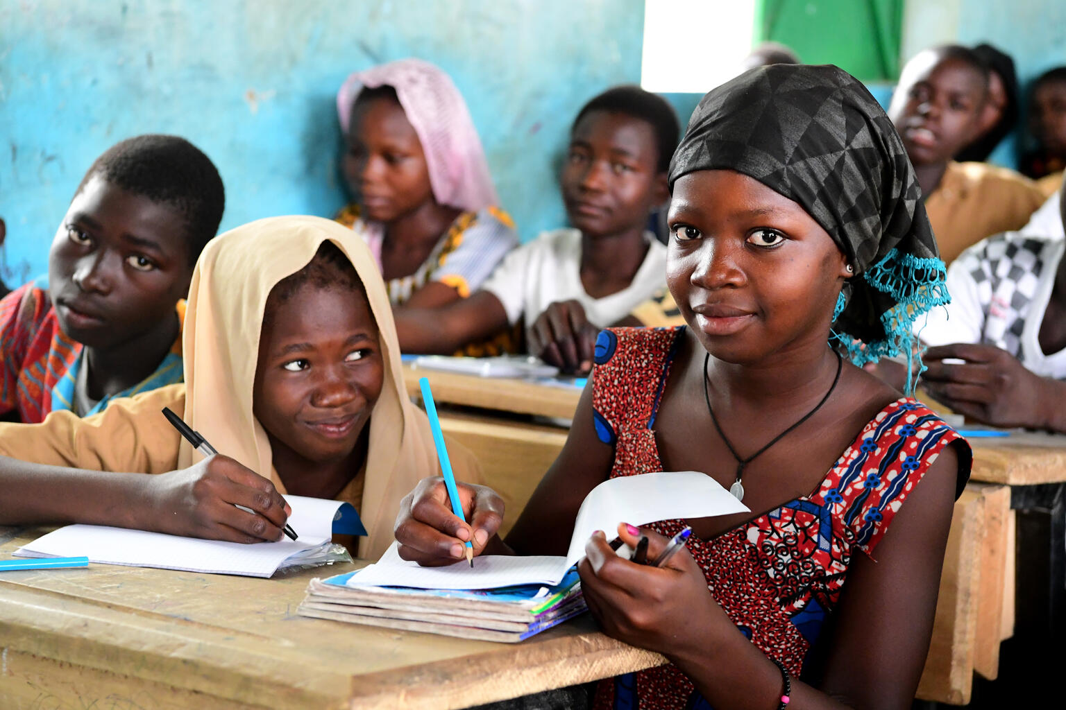 Students in Africa