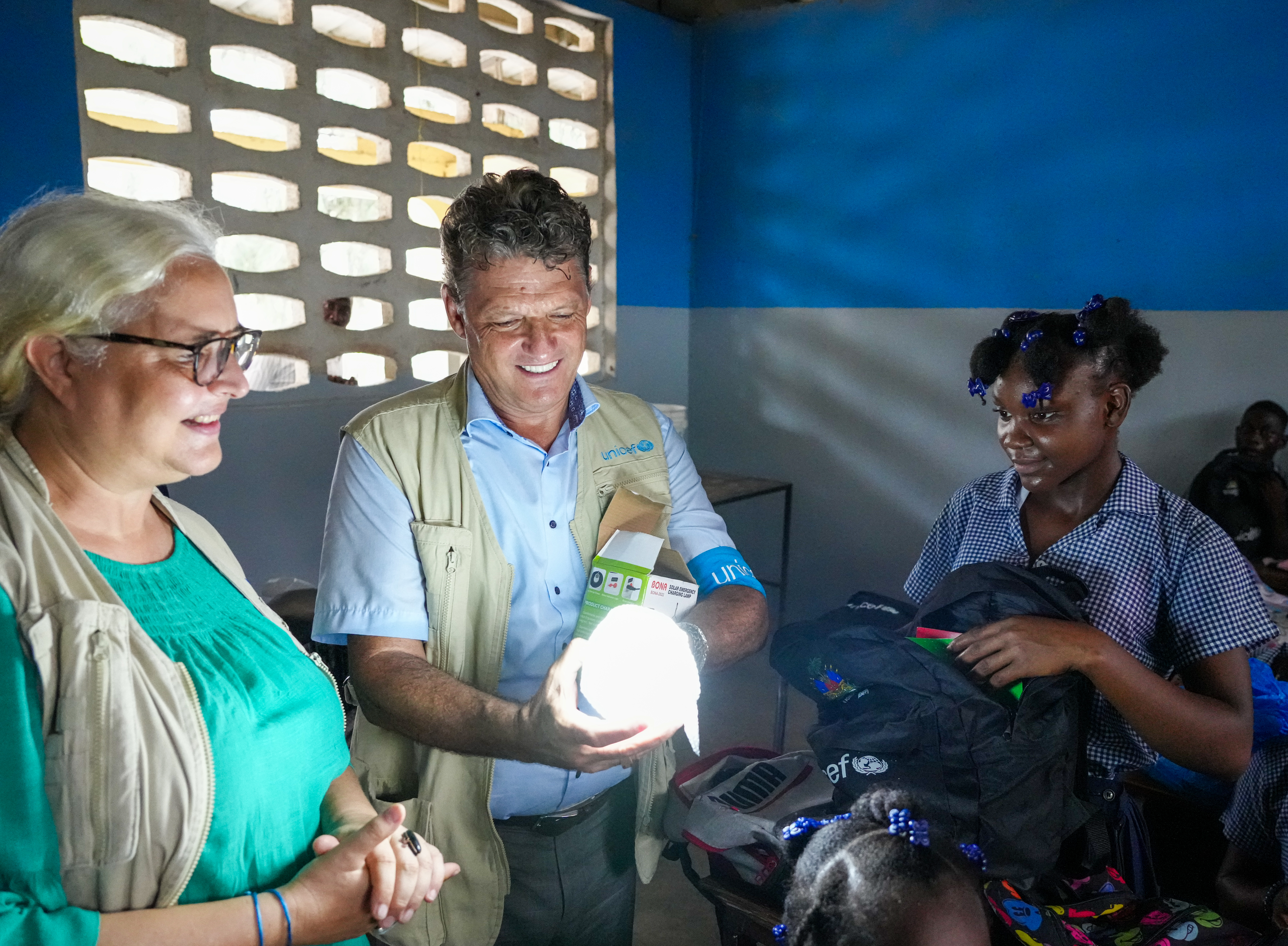 Bruno Maes in Haiti.