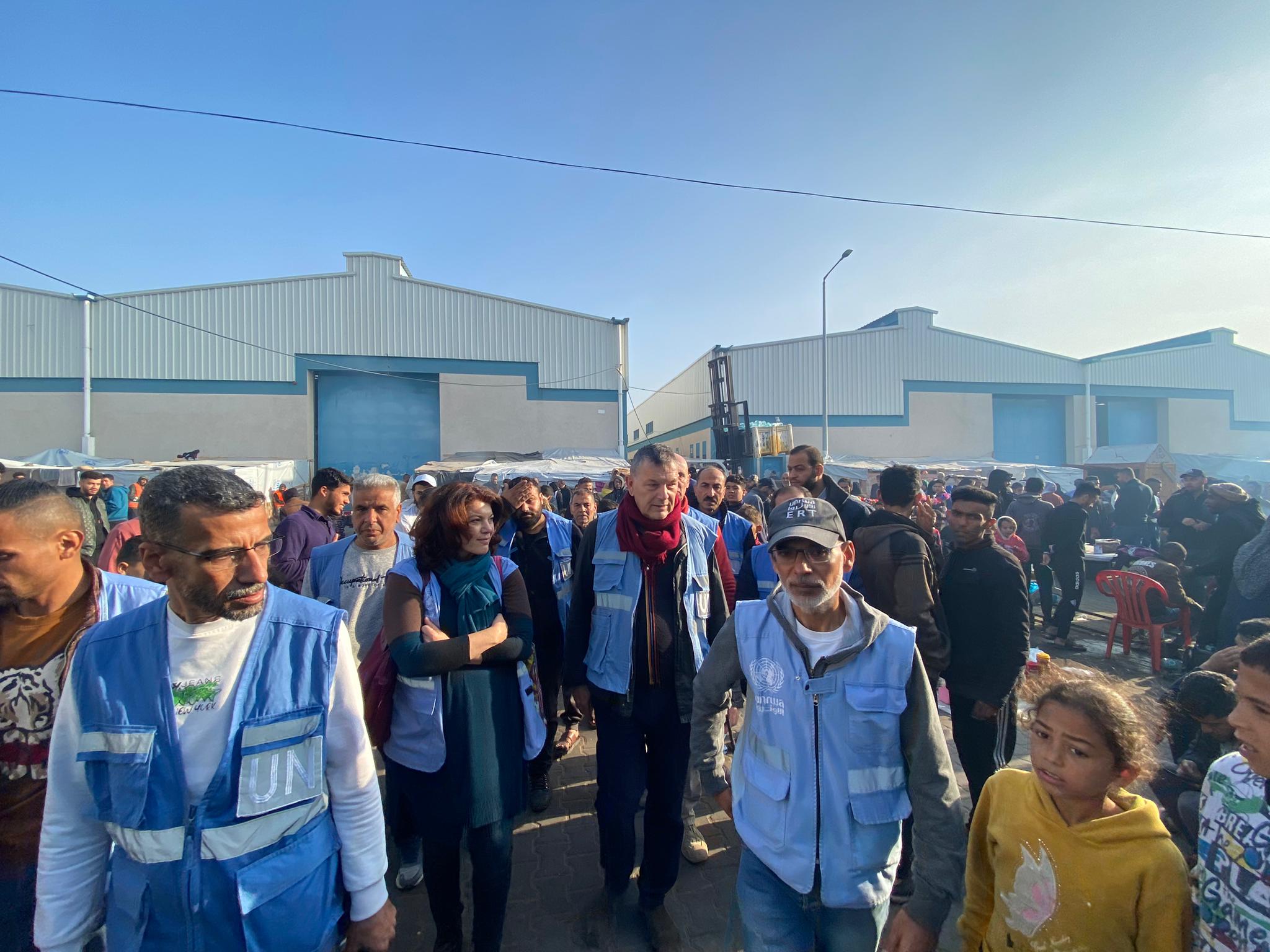 Philippe Lazzarini in Gaza