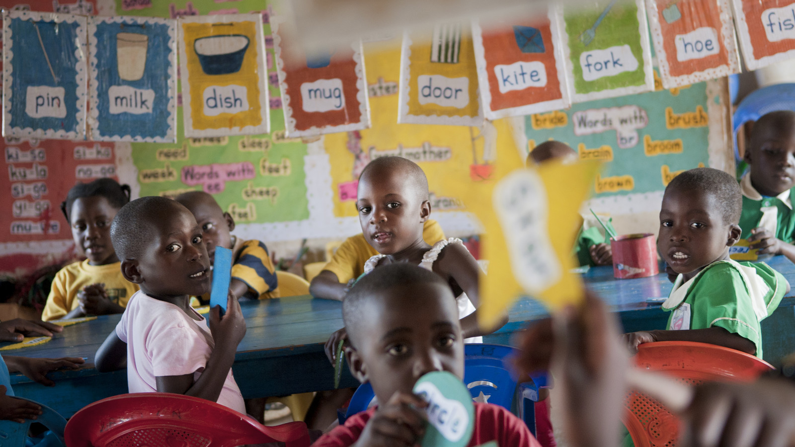 Children in an early childhood classroom.